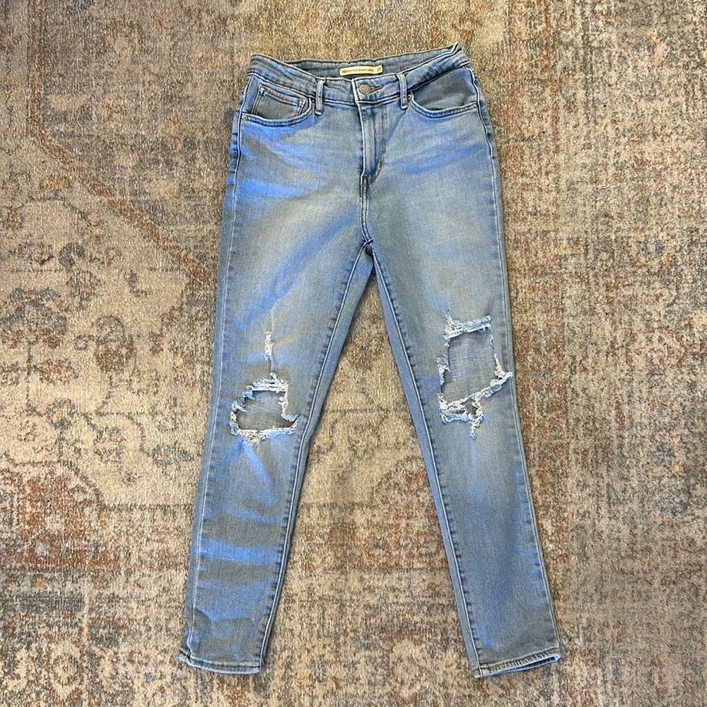 LEVIS 721 High Rise Skinny Ankle size 27